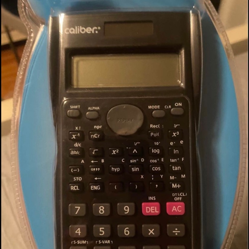 Caliber Scientific Calculator - 240 Functions w/Cover Brand New